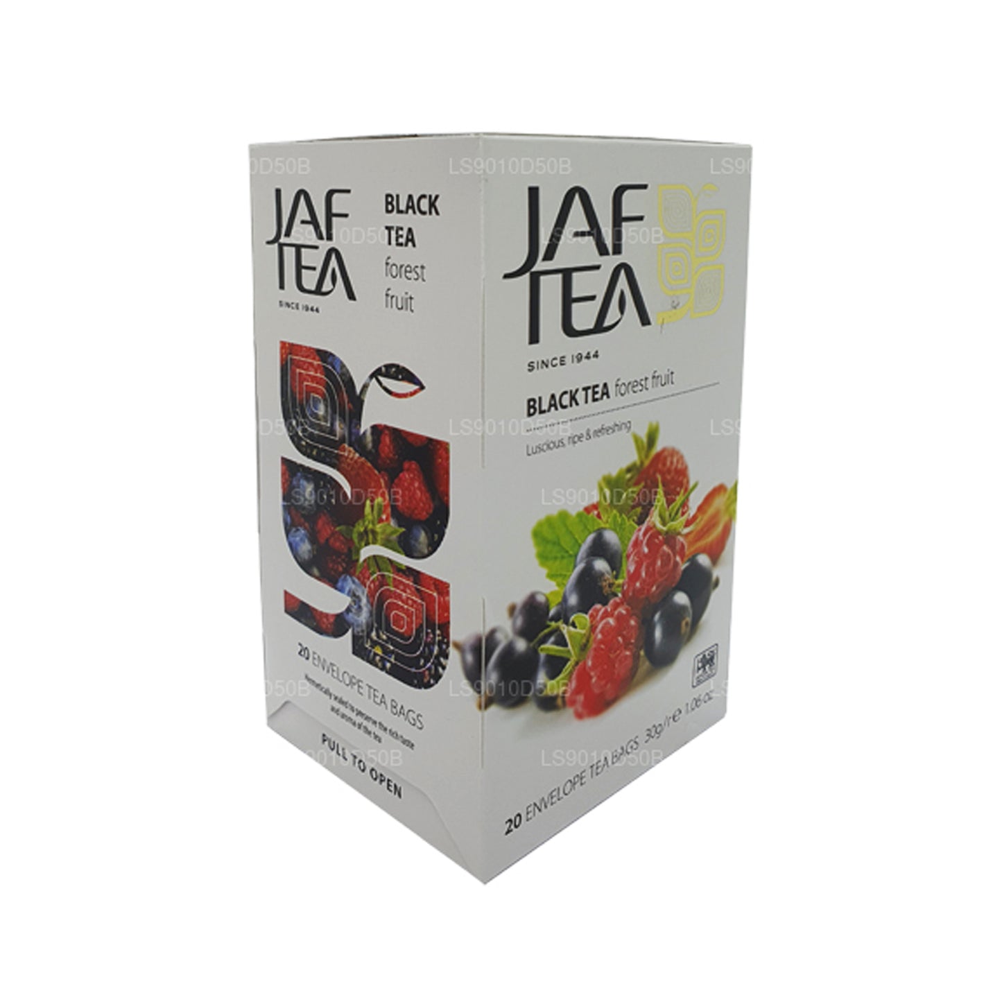 Jaf Tea Pure Fruits Collection Black Tea Forest Fruit (30 g) 20 theezakjes