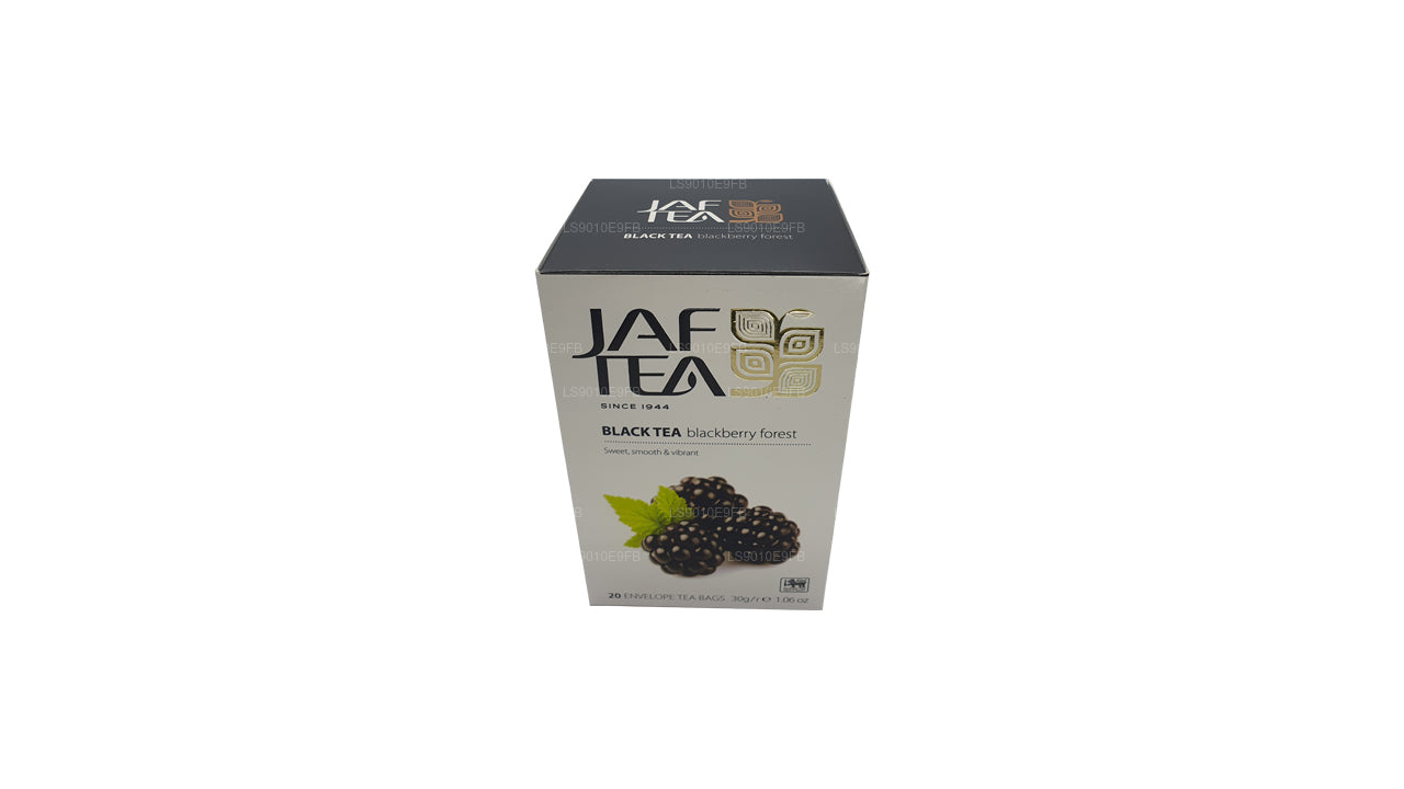 Jaf Tea Pure Fruits Collection theezakjes met zwarte thee, bramenbosfolie, envelop (30 g)