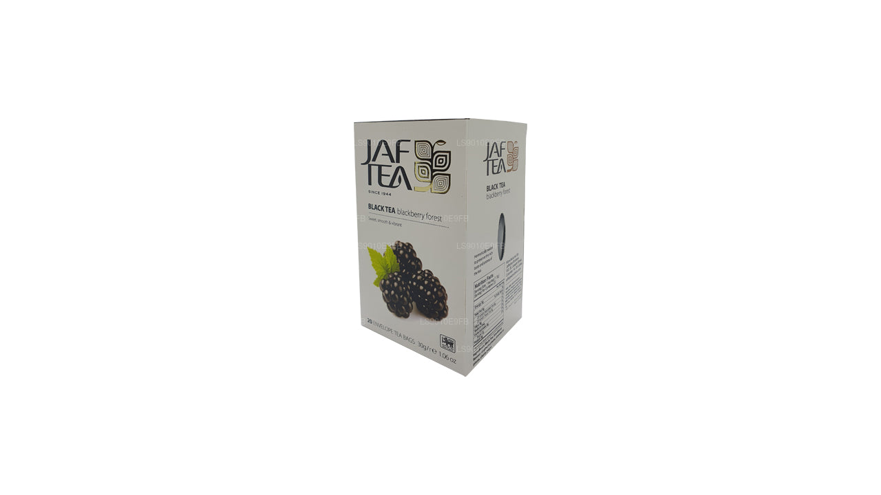 Jaf Tea Pure Fruits Collection theezakjes met zwarte thee, bramenbosfolie, envelop (30 g)