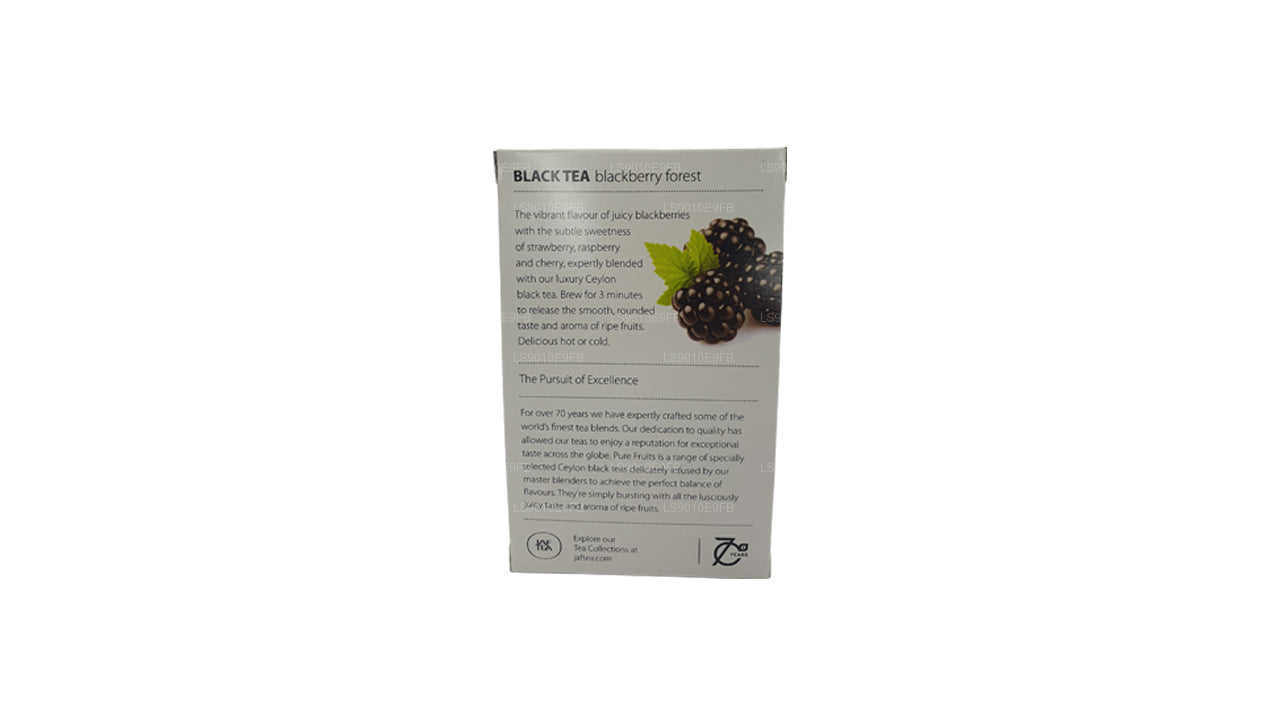 Jaf Tea Pure Fruits Collection theezakjes met zwarte thee, bramenbosfolie, envelop (30 g)