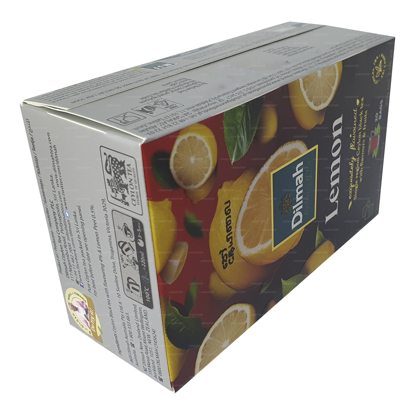 Dilmah thee met citroensmaak (30 g) 20 theezakjes