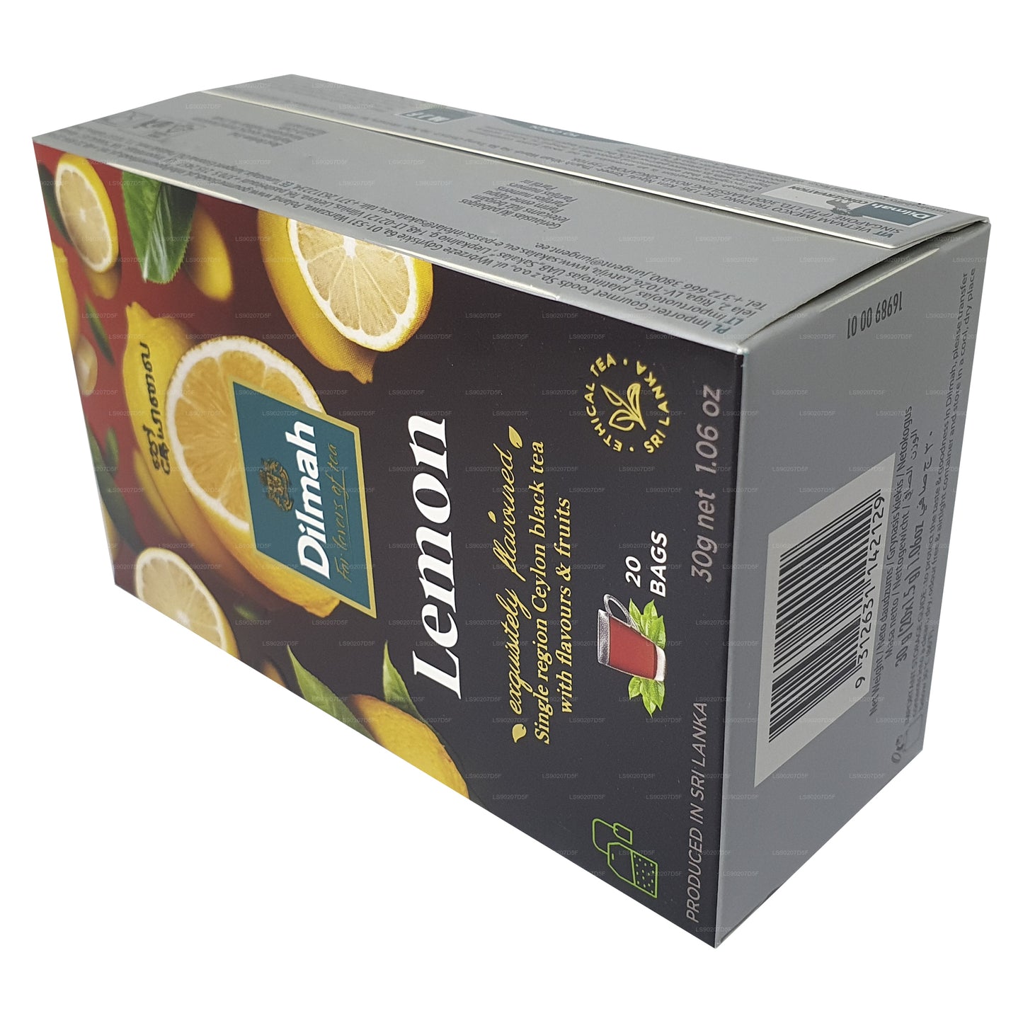 Dilmah thee met citroensmaak (30 g) 20 theezakjes