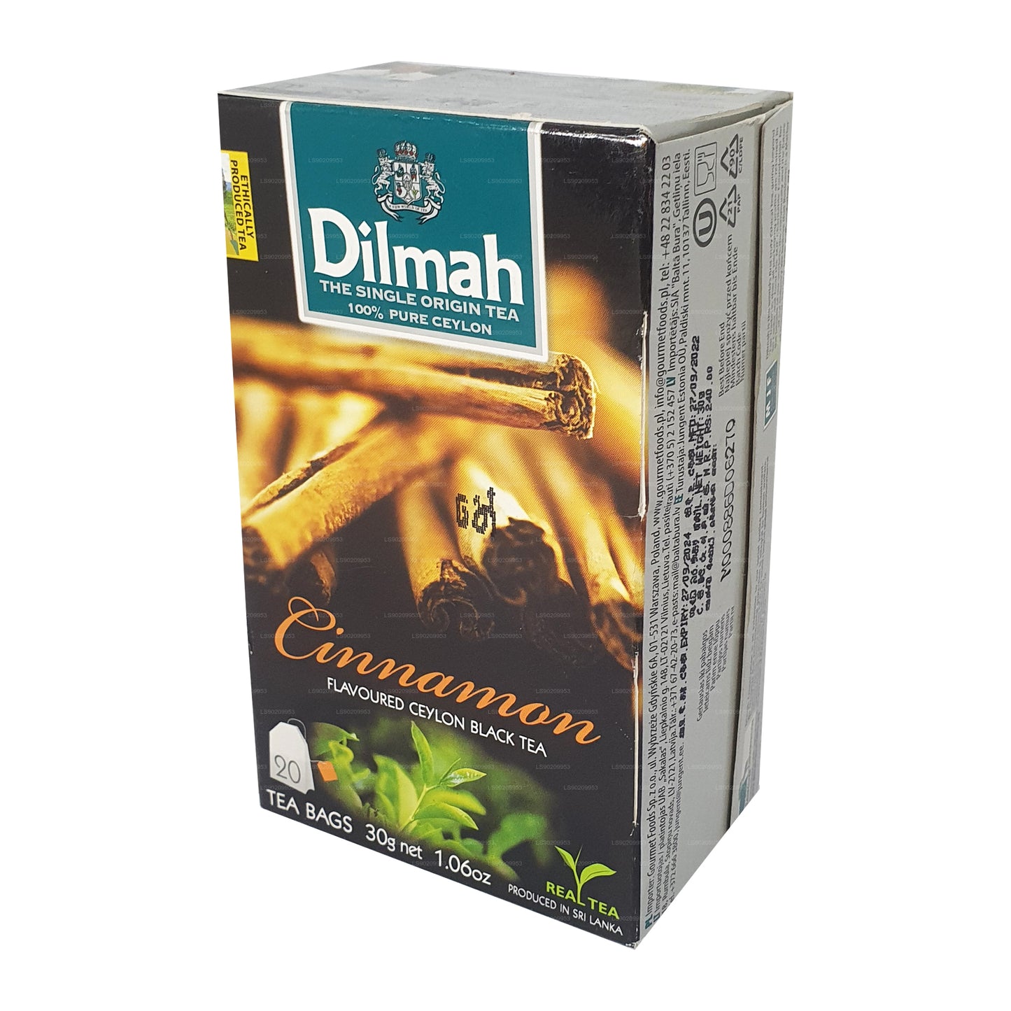 Dilmah thee met karamelsmaak (40 g) 20 theezakjes