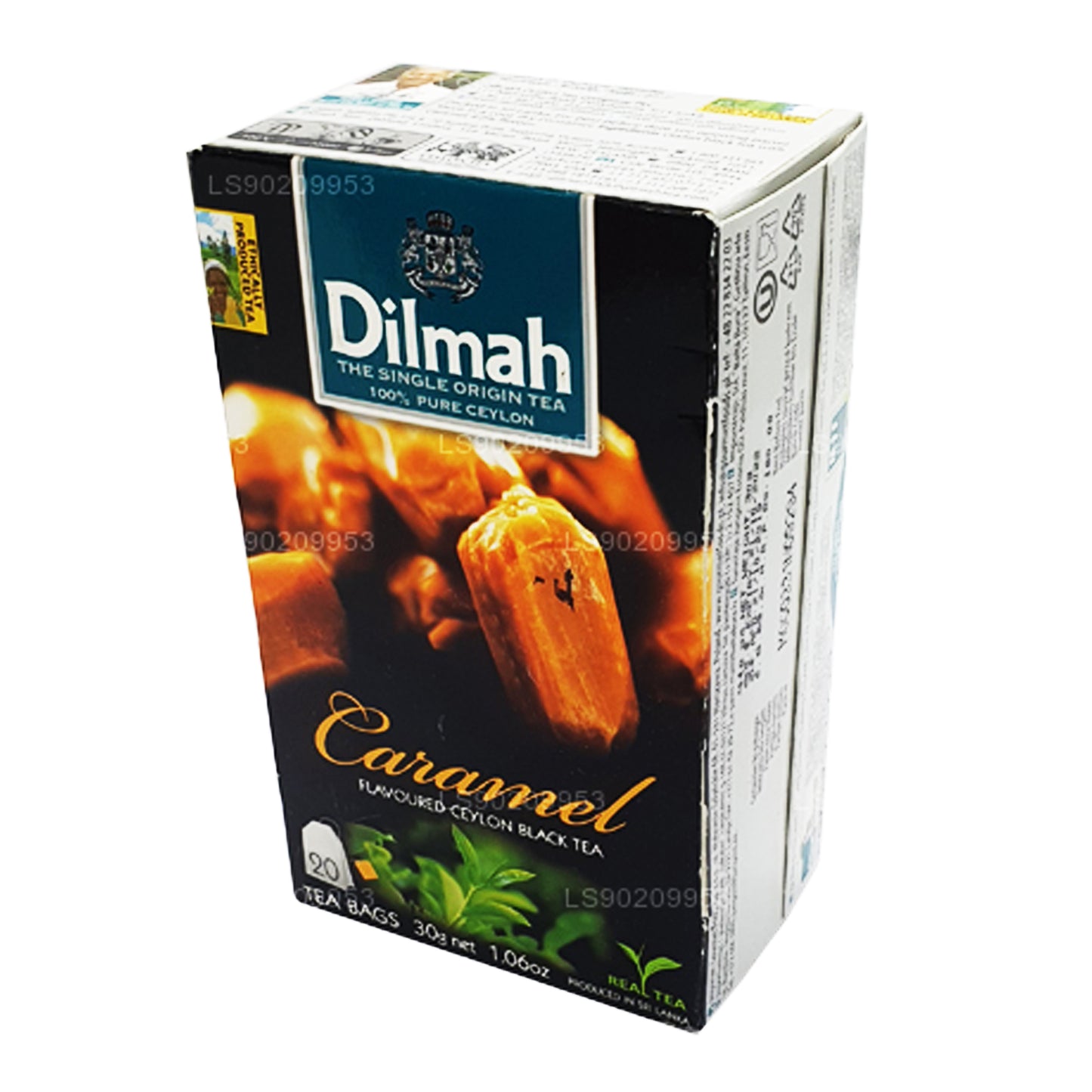 Dilmah thee met karamelsmaak (40 g) 20 theezakjes