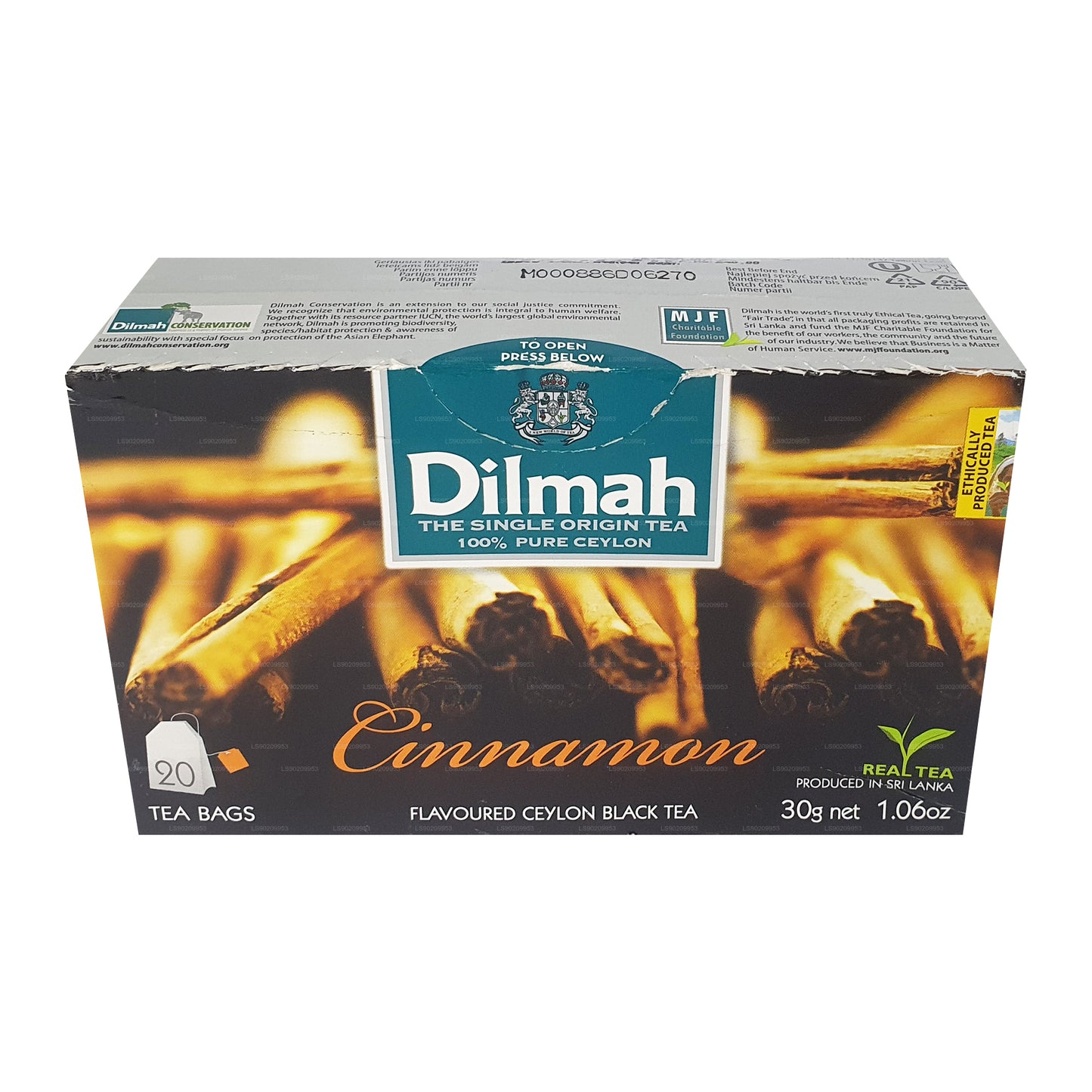 Dilmah thee met karamelsmaak (40 g) 20 theezakjes