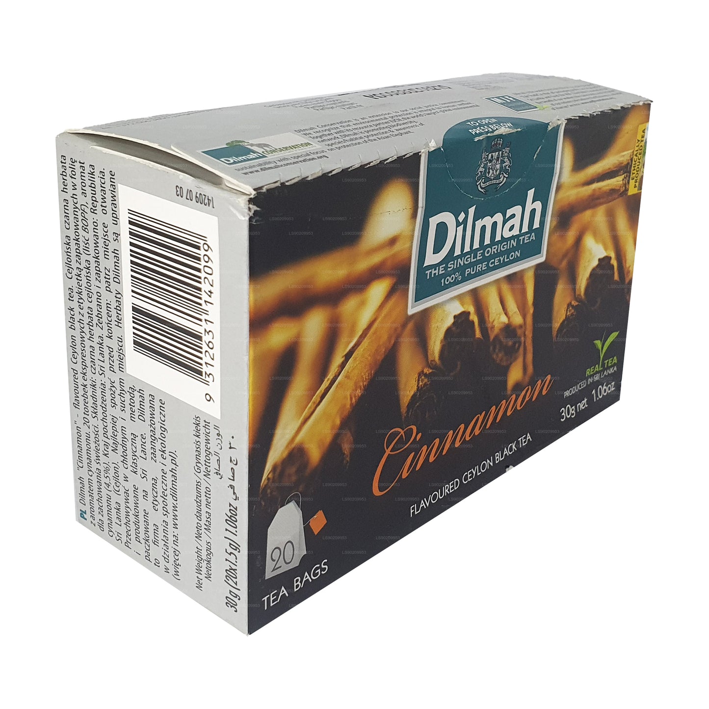 Dilmah thee met karamelsmaak (40 g) 20 theezakjes