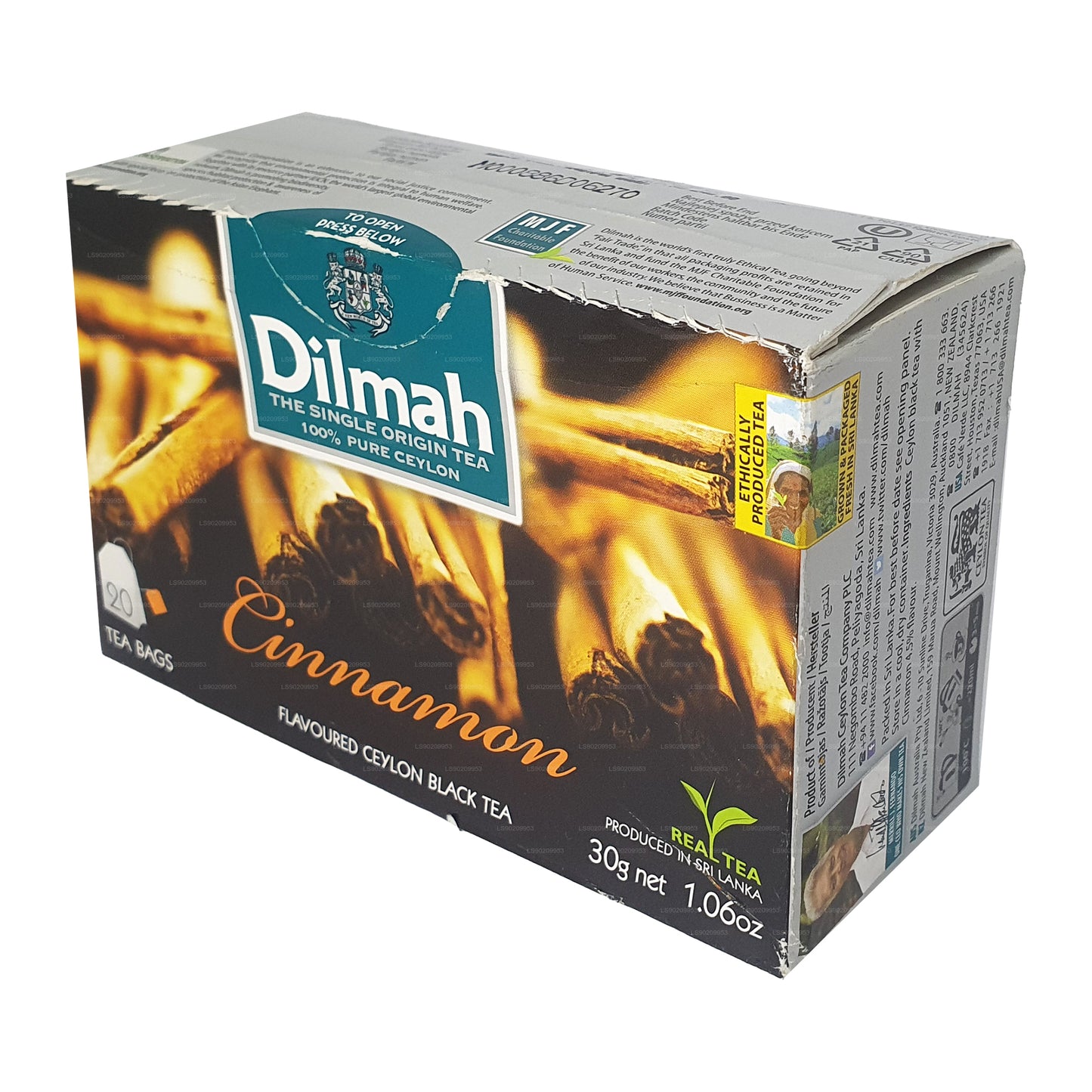 Dilmah thee met karamelsmaak (40 g) 20 theezakjes