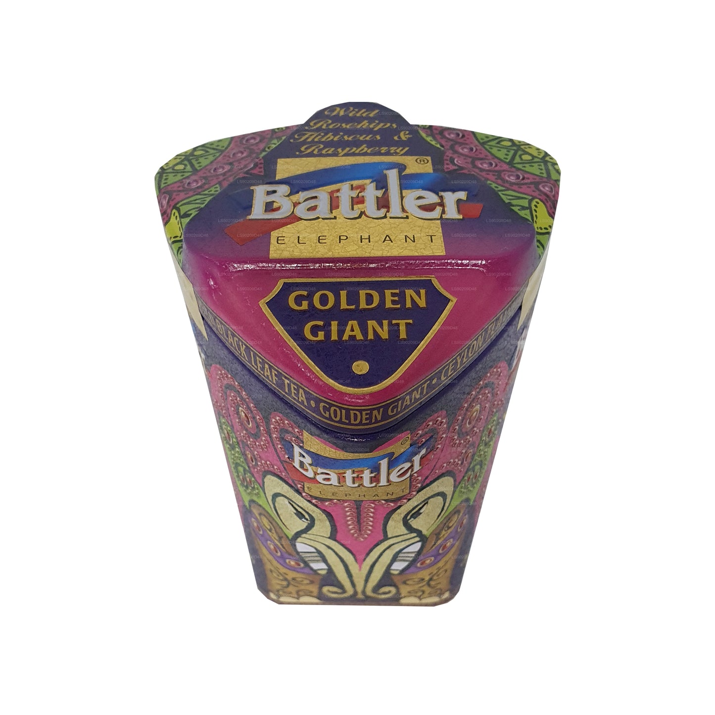 Battler Golden Giant wilde rozenbottel, hibiscus en framboos (100 g) Caddy