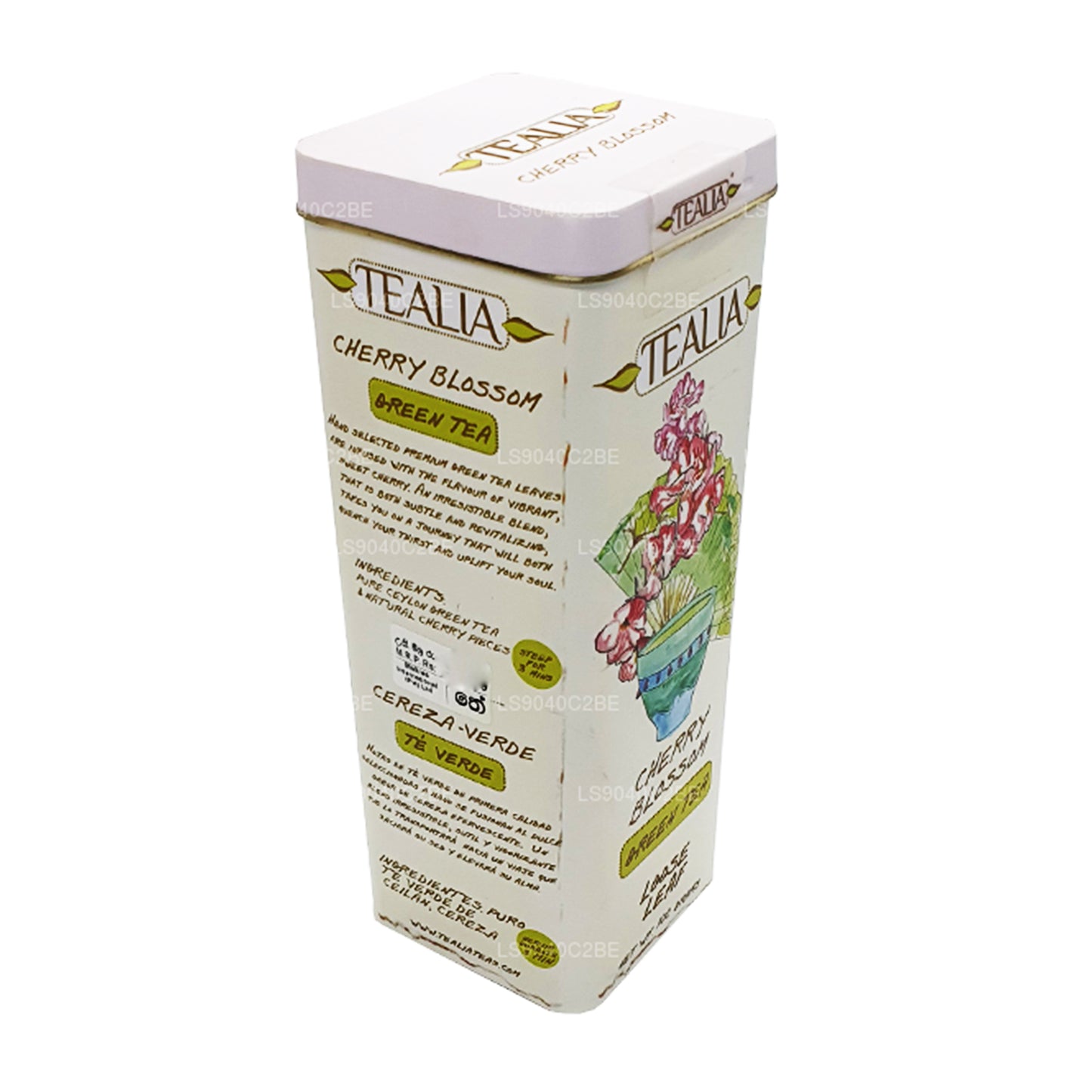 Tealia Cherry Blossom groene thee met losse bladeren (100 g)