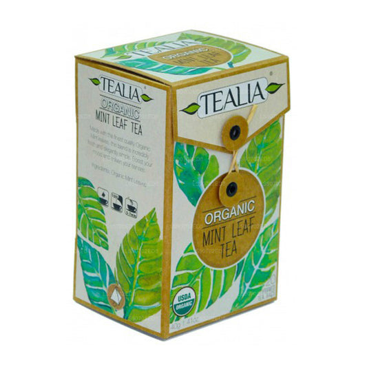 Tealia biologisch pepermuntblad (40 g) 20 piramidetheezakjes