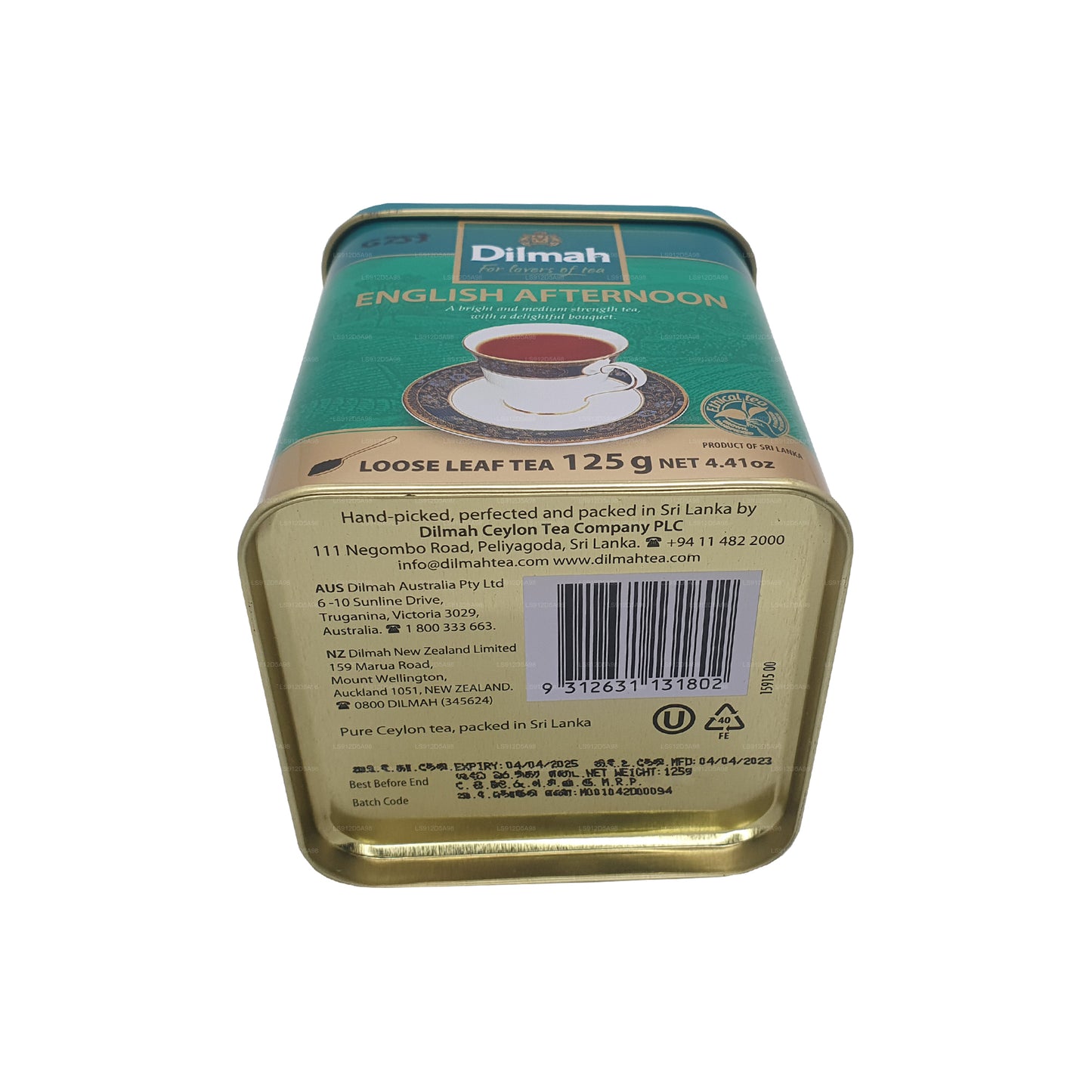Dilmah English Afternoon Loose Leaf Tea (125 g)