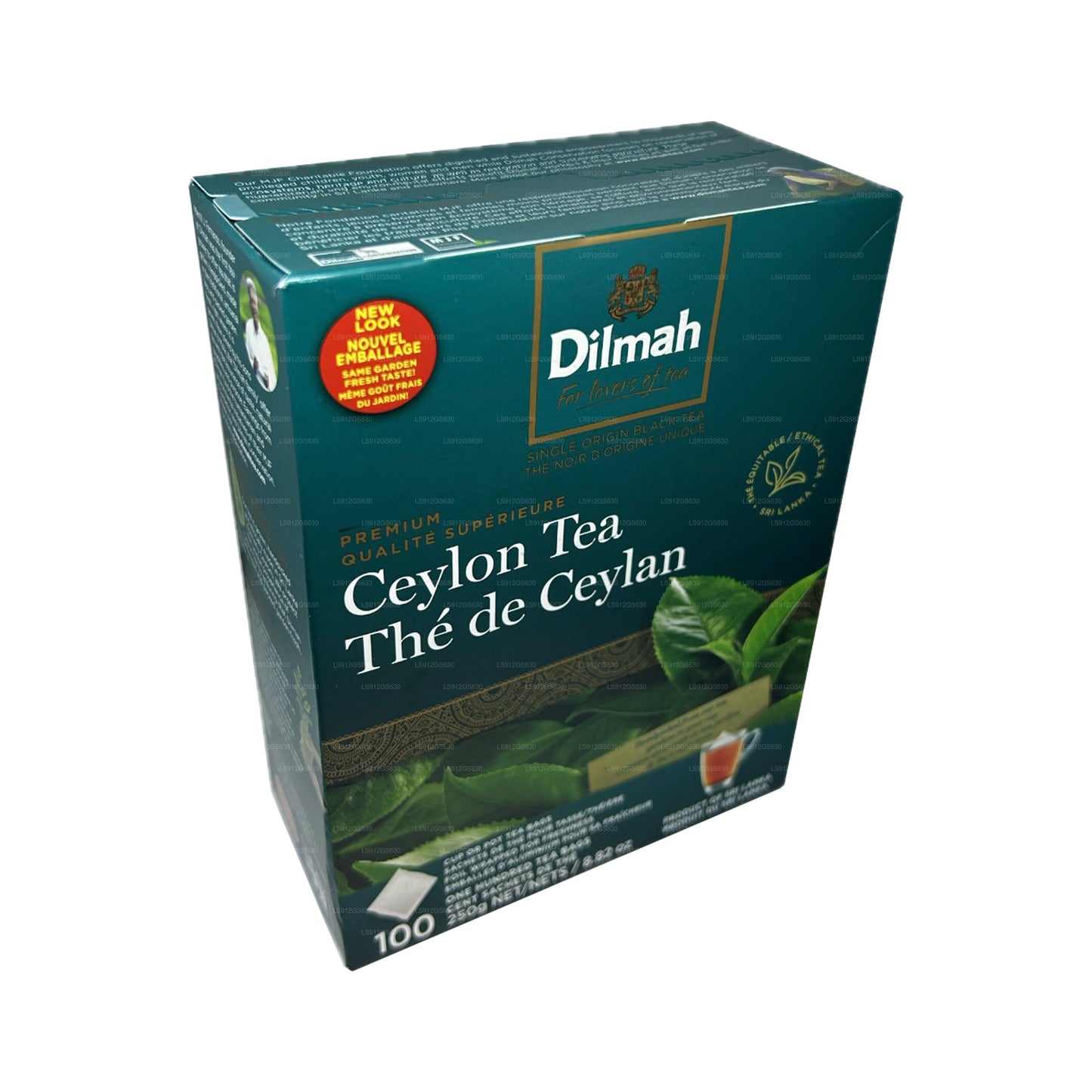 Dilmah Premium Ceylon-thee (250 g) 100 theezakjes zonder zakjes