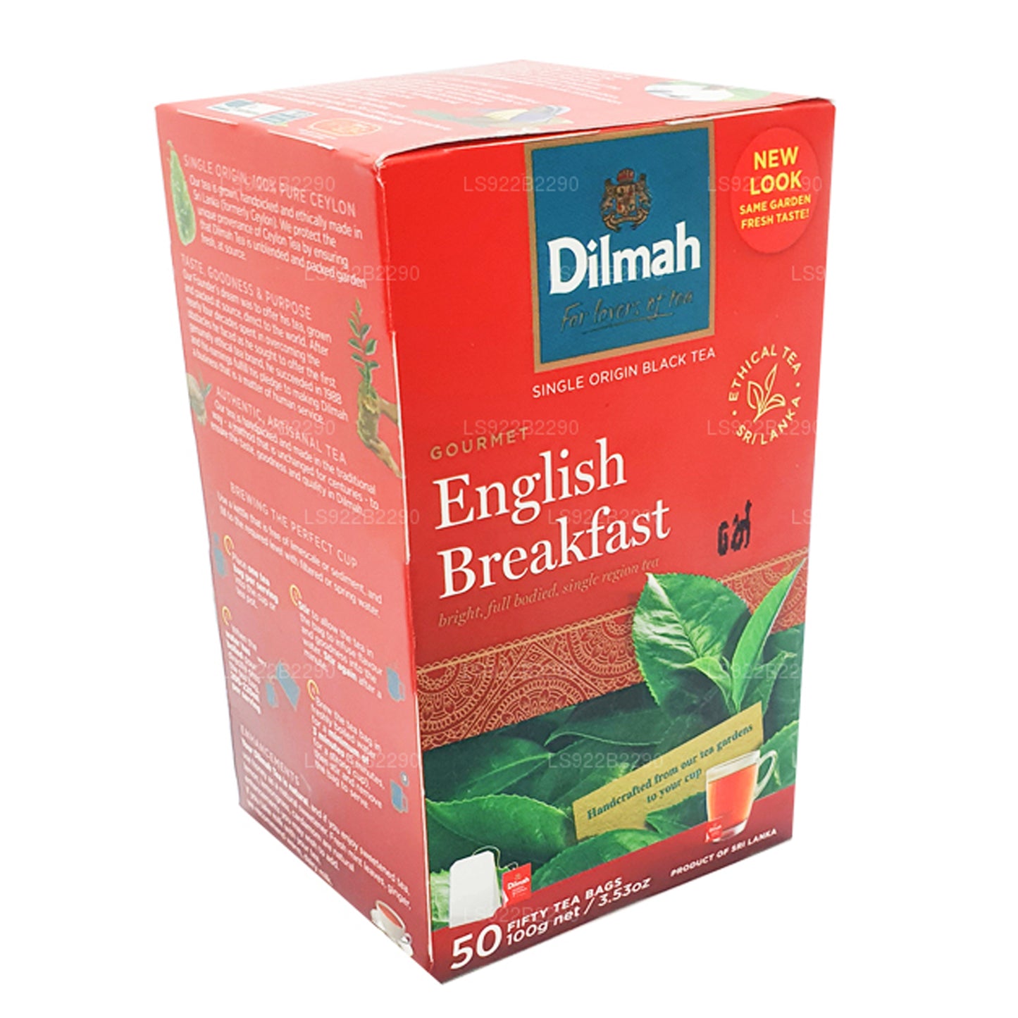 Dilmah Engelse ontbijtthee, 50 theezakjes (100 g)