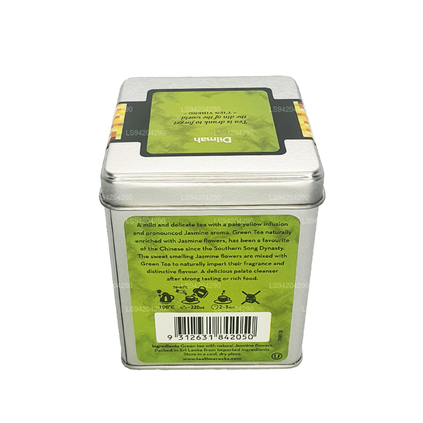 Dilmah T-serie groene thee met jasmijnbloemen (40 g) 20 theezakjes