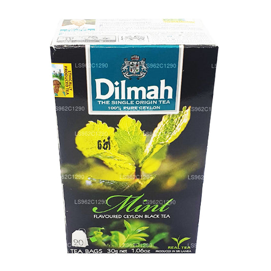 Ceylon zwarte thee met dilmah-muntsmaak (30 g)
