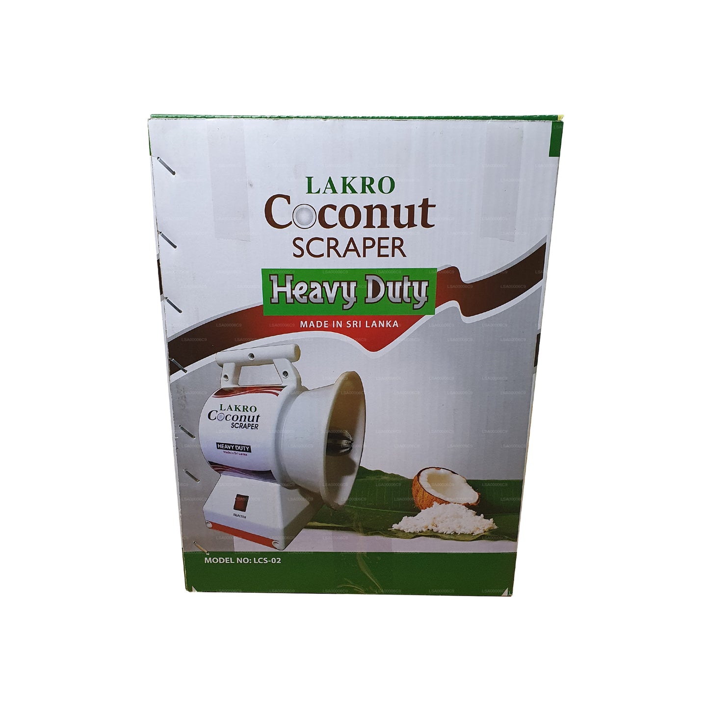 Lakro kokosschrapermachine voor zwaar gebruik (LCS-007)
