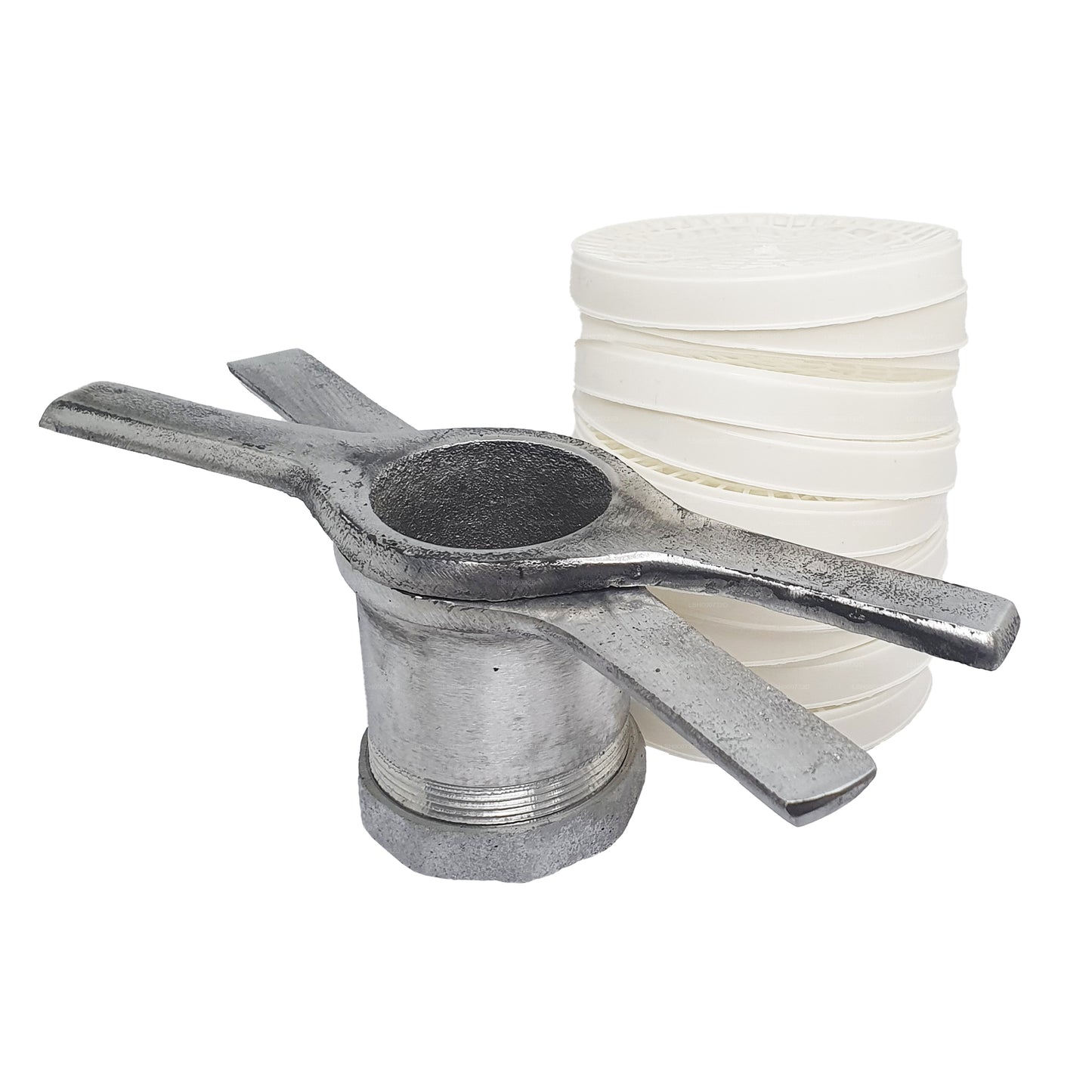 String Hopper Maker (aluminium) en 12 plastic bakjes