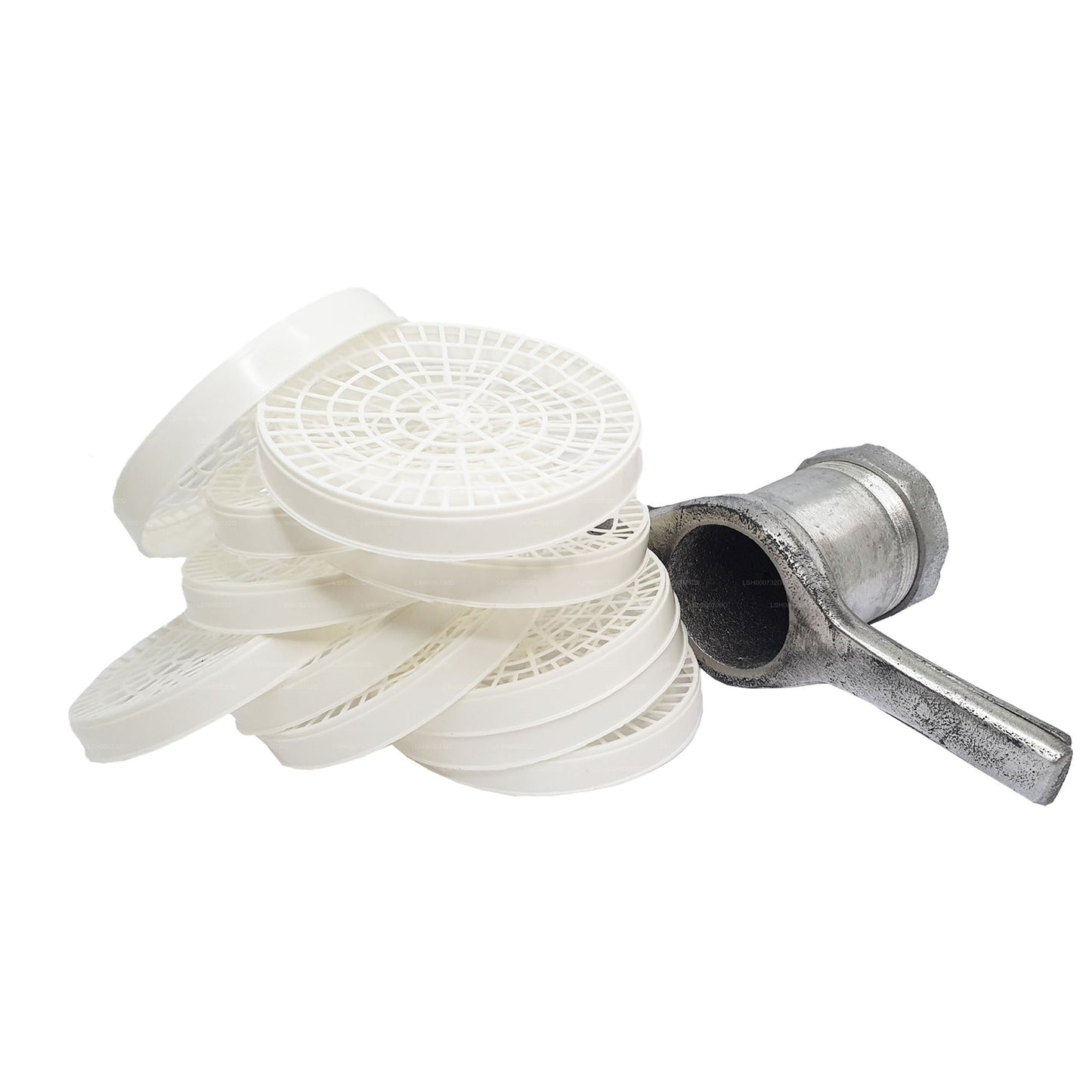 String Hopper Maker (aluminium) en 12 plastic bakjes