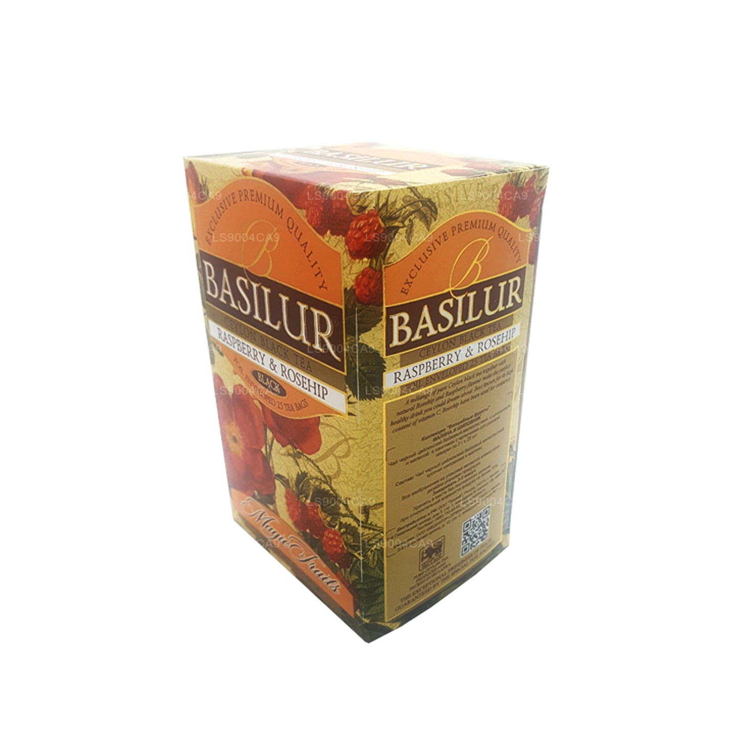 Basilur Magic Fruits Framboos en Rozenbottel (50 g) 25 theezakjes