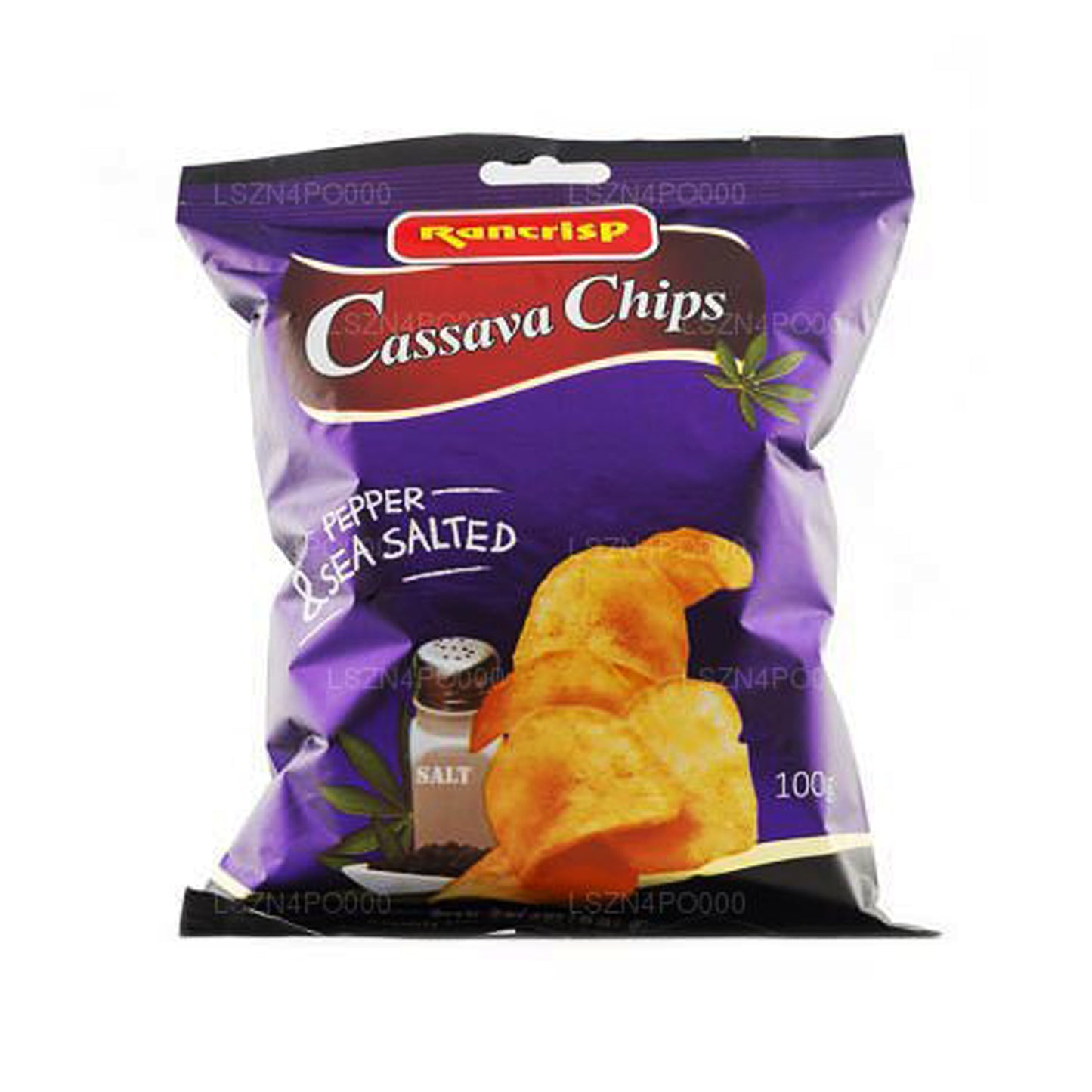 Rancrisp Cassavechips met zout en peper (100 g)