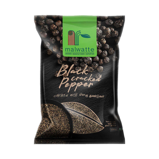 Malwatte Spices Black Cracked Pepper (100g)