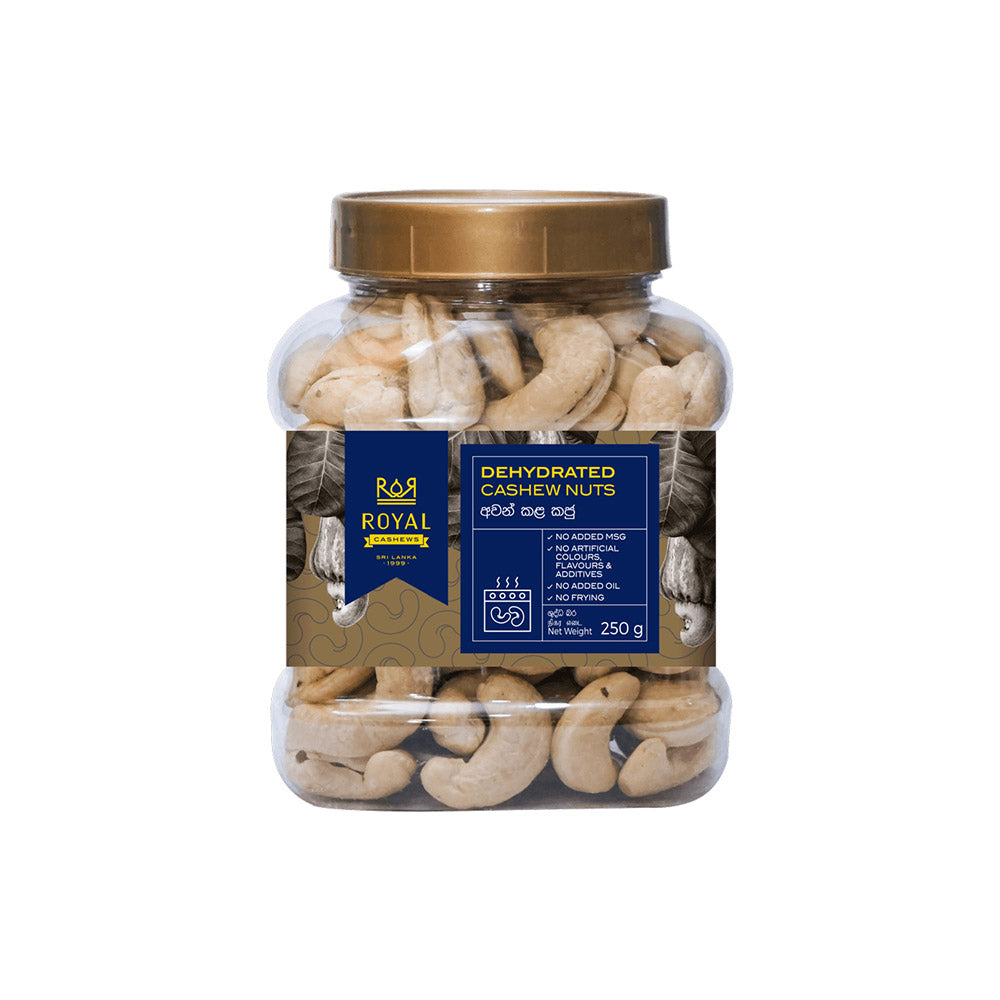 Royal gedehydrateerde cashewnoten PET-fles (250 g)