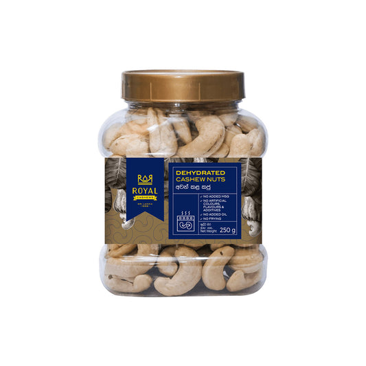 Royal gedehydrateerde cashewnoten PET-fles (250 g)