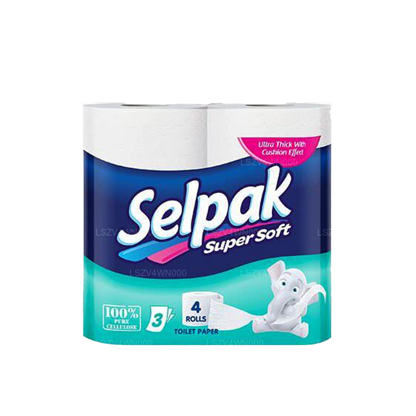 Selpak toiletpapier Super Soft Roll (4 stuks)