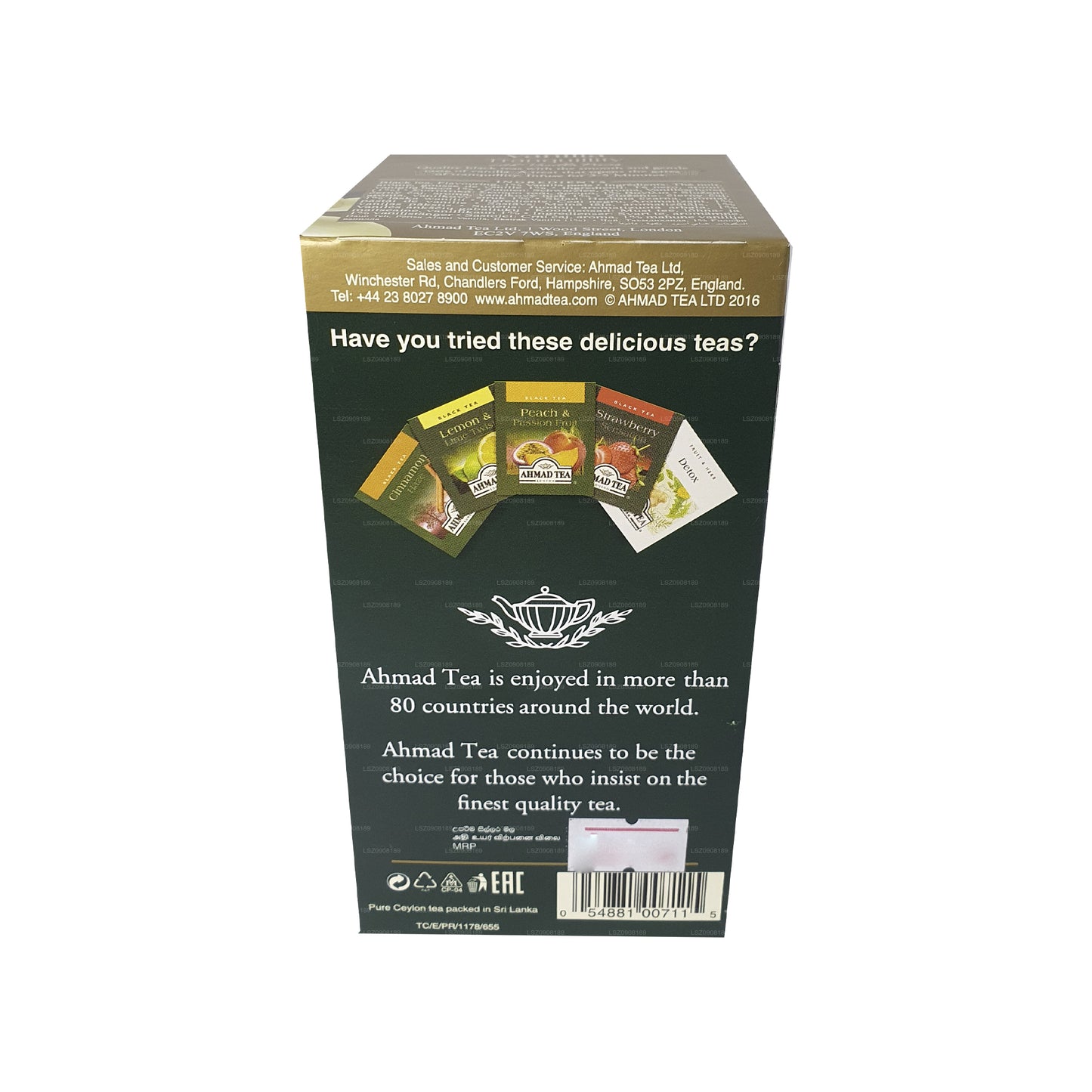 Ahmad tea Vanilla Tranquility 20 theezakjes in folie (40 g)