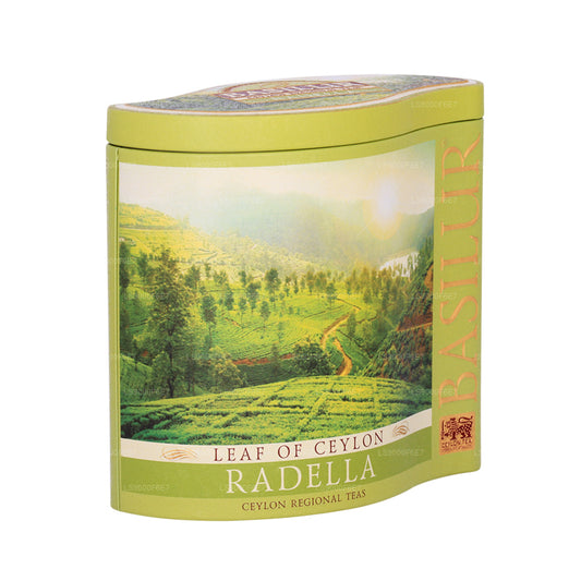 Basilurblad van Ceylon „Radella groene thee” (100 g) Caddy