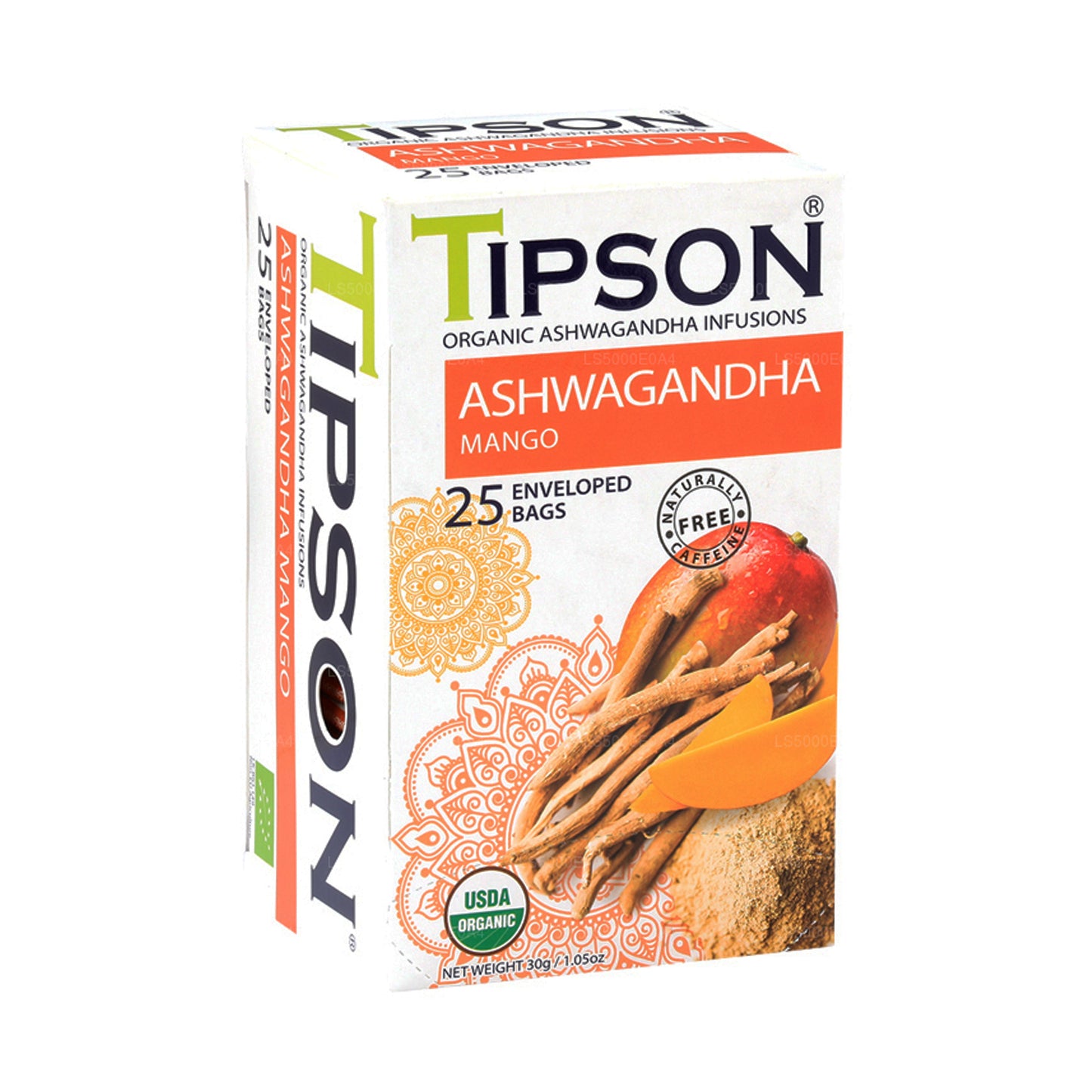 Tipson biologische Ashwagandha mangothee (30 g)