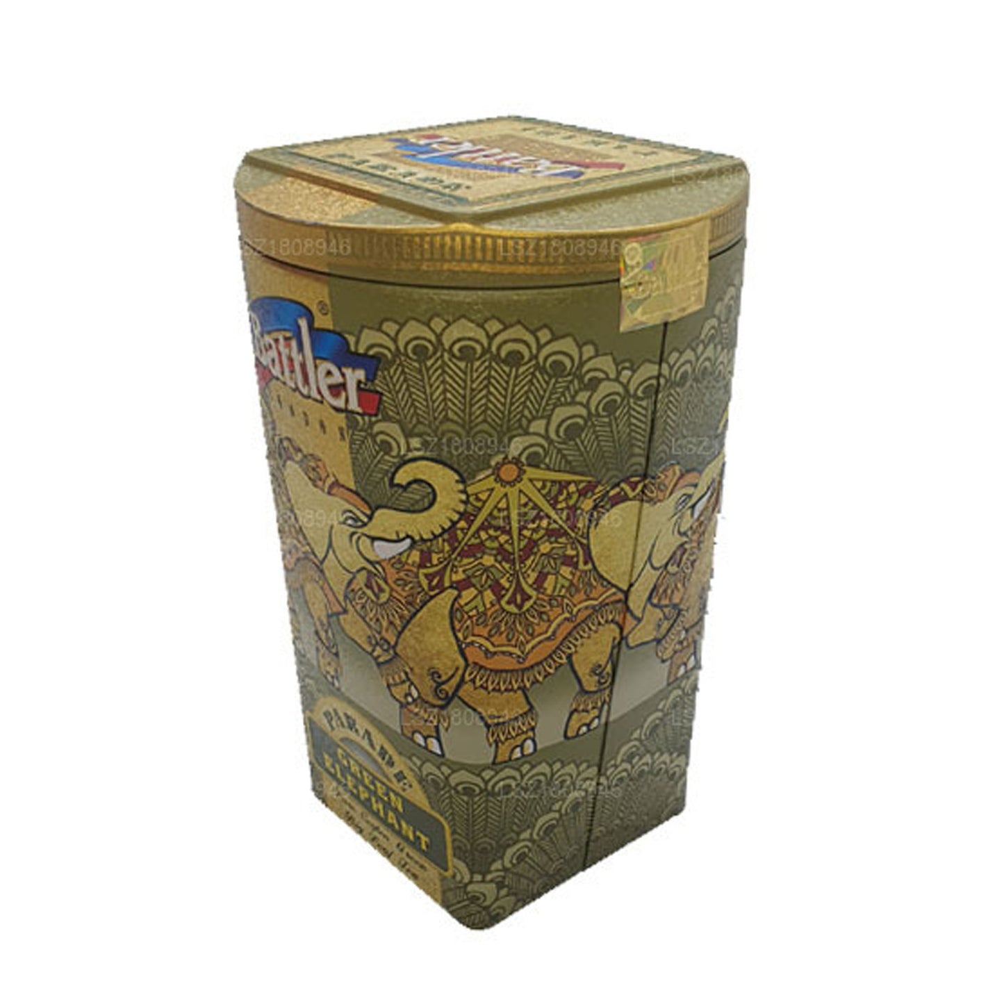 Battler Parade Green Elephant (100 g) Tin Caddy