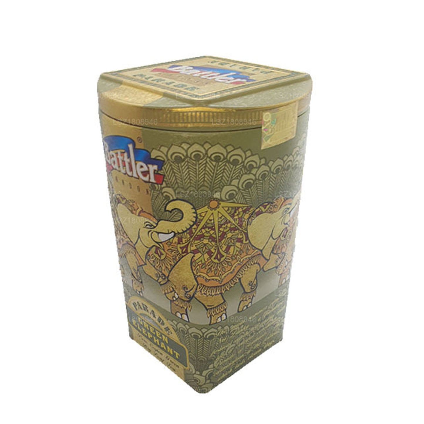 Battler Parade Green Elephant (100 g) Tin Caddy