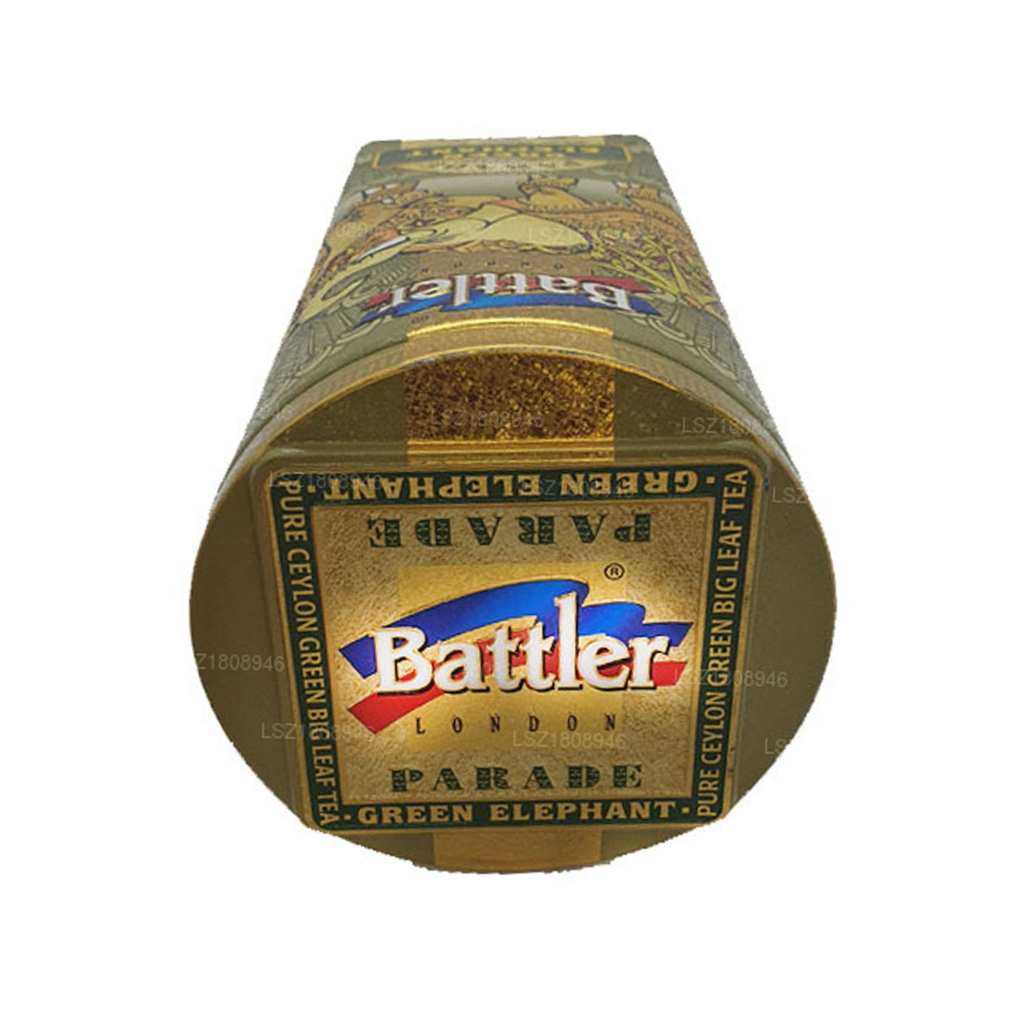 Battler Parade Green Elephant (100 g) Tin Caddy