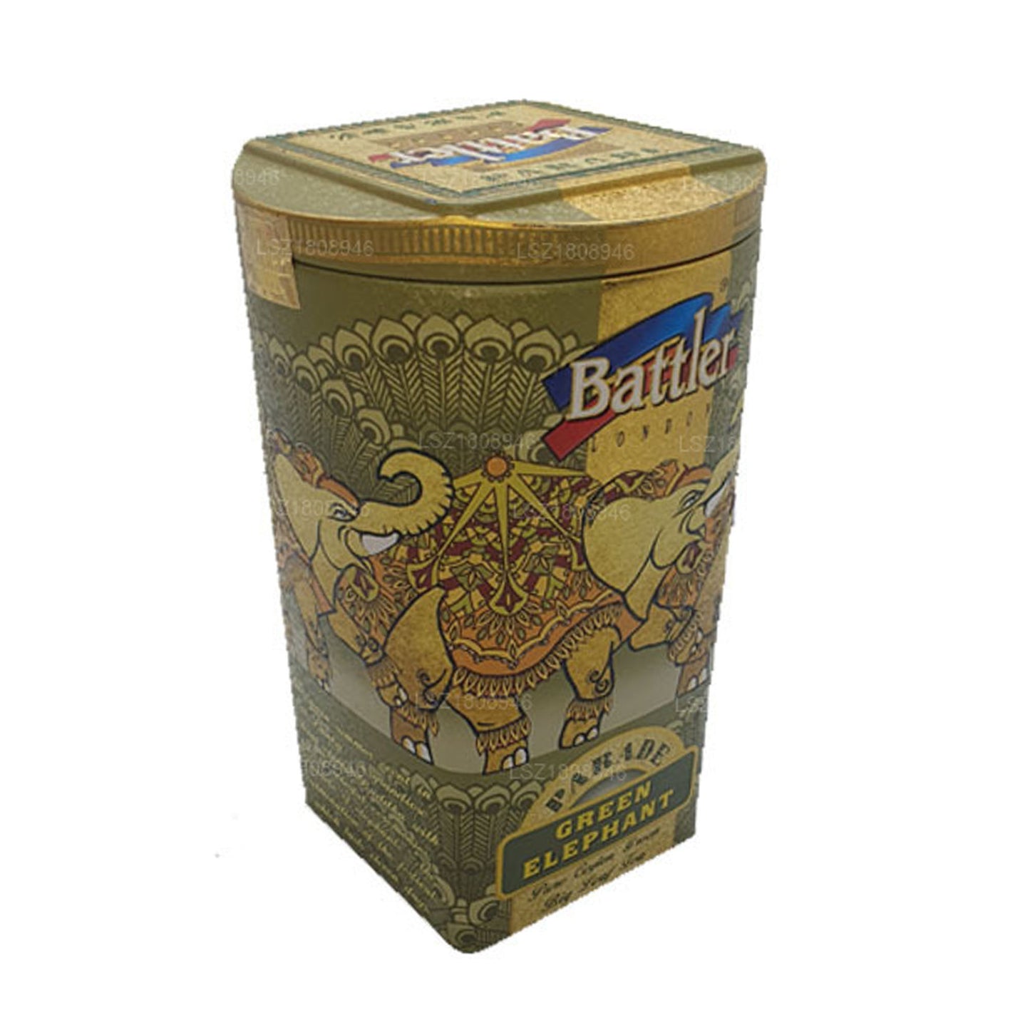 Battler Parade Green Elephant (100 g) Tin Caddy