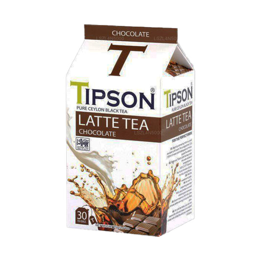 Tipson latte-thee met chocoladesmaak (75 g) 30 theezakjes