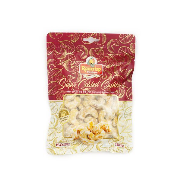 Rancrisp Cashewnoten met een laagje suiker (100 g)