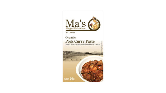 MA's Kitchen biologische currypasta met varkensvlees (50 g)