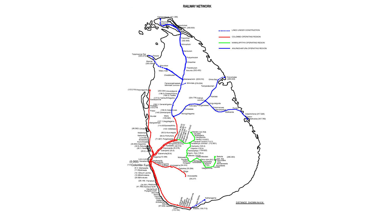 Treinrit van Peradeniya naar Ella (trein nr.: 1001 „Denuwara Menike”)