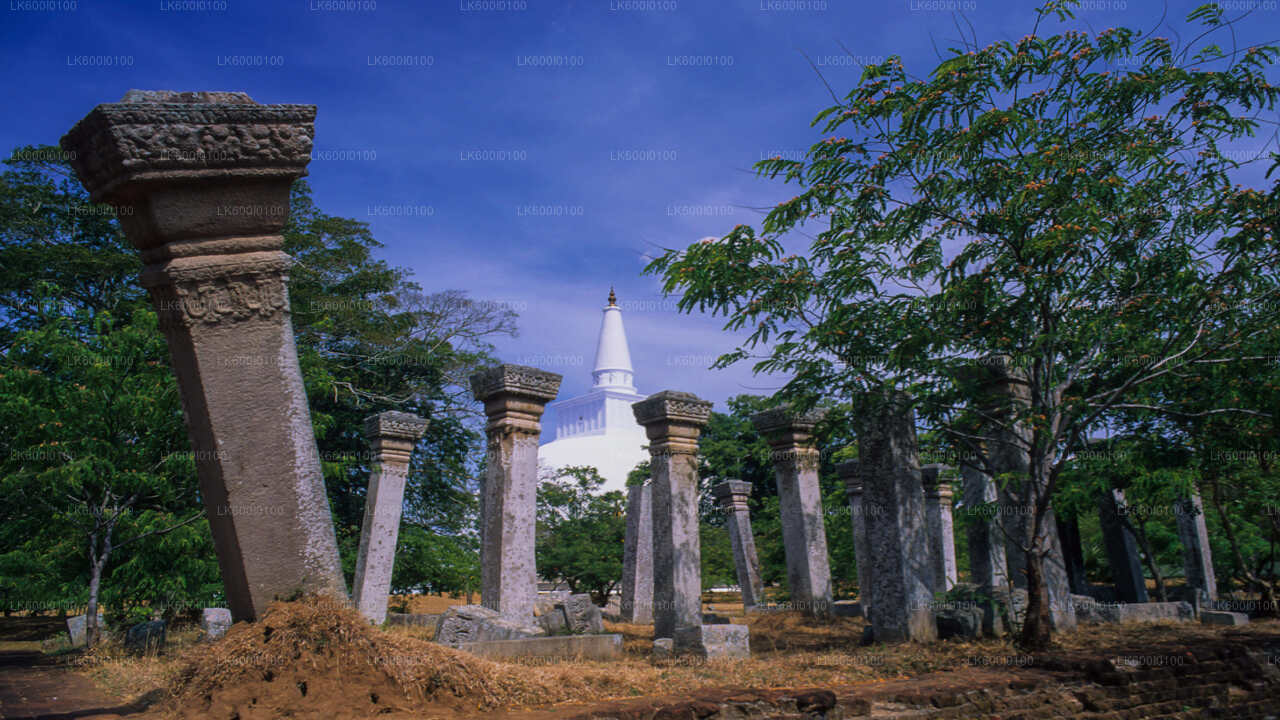 Heilige stad Anuradhapura uit Dambulla