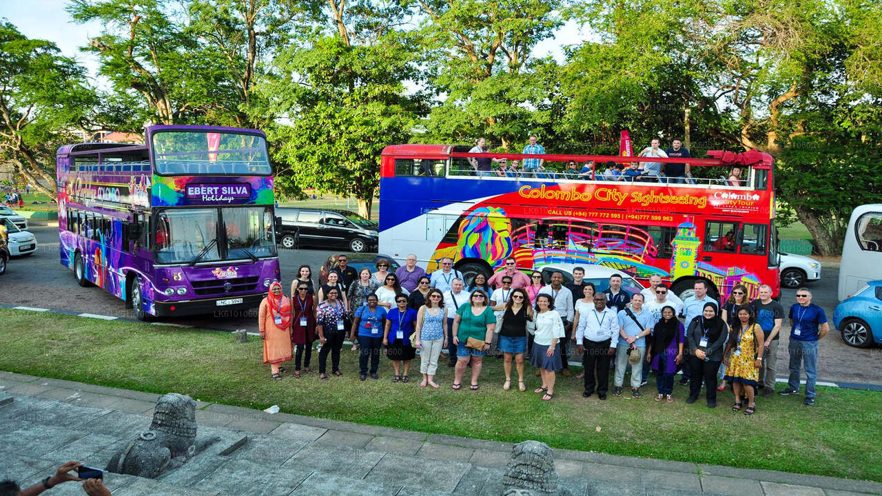 Stadstour door Colombo met een minibus