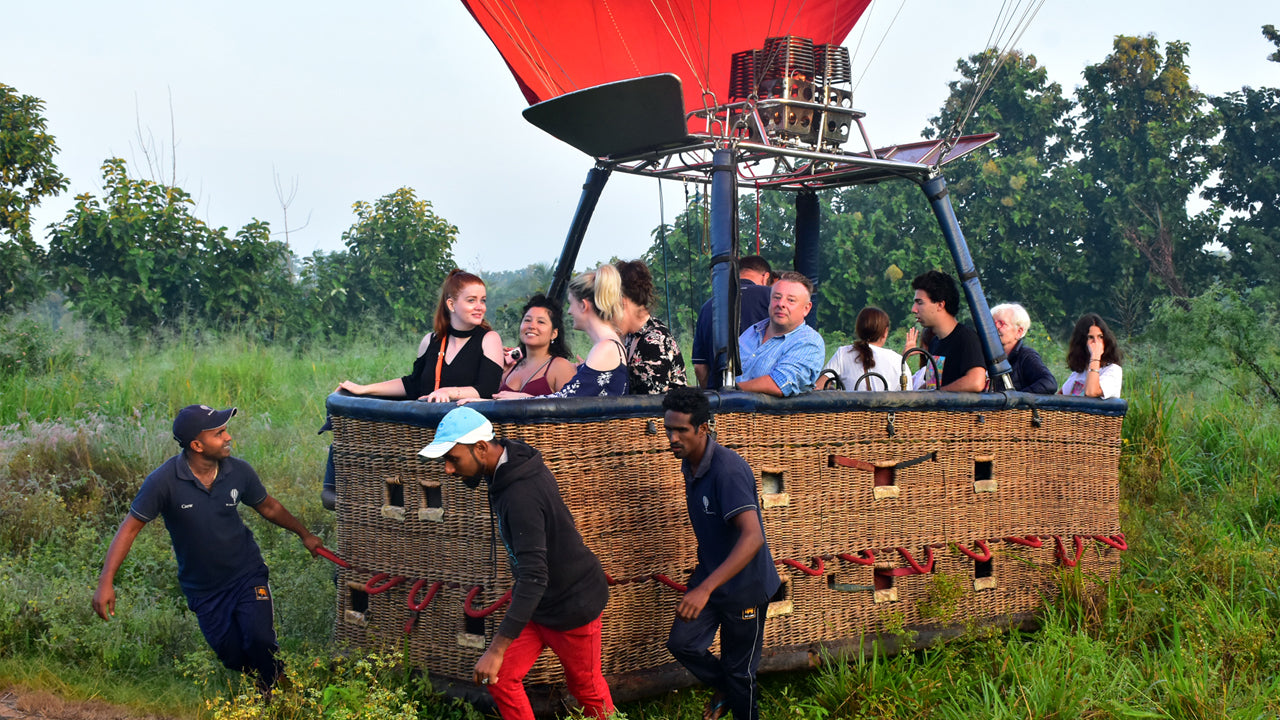 Ballonvaart vanuit Sigiriya