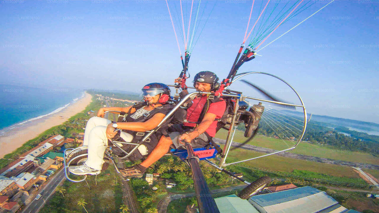 Paramotoring from Bentota