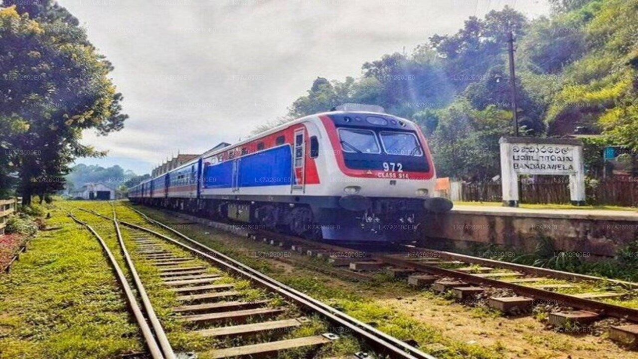 Treinrit van Peradeniya naar Badulla (trein nr: 1001 „Denuwara Menike”)