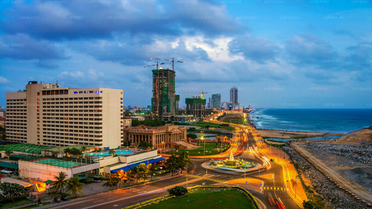 Stadstour door Colombo vanuit de haven van Colombo