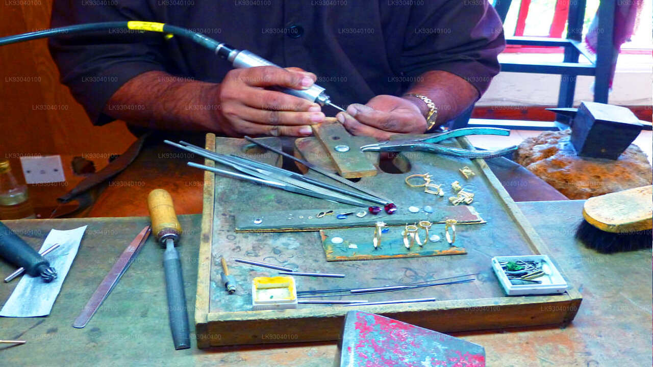 Atelier voor edelstenen en sieraden uit Galle
