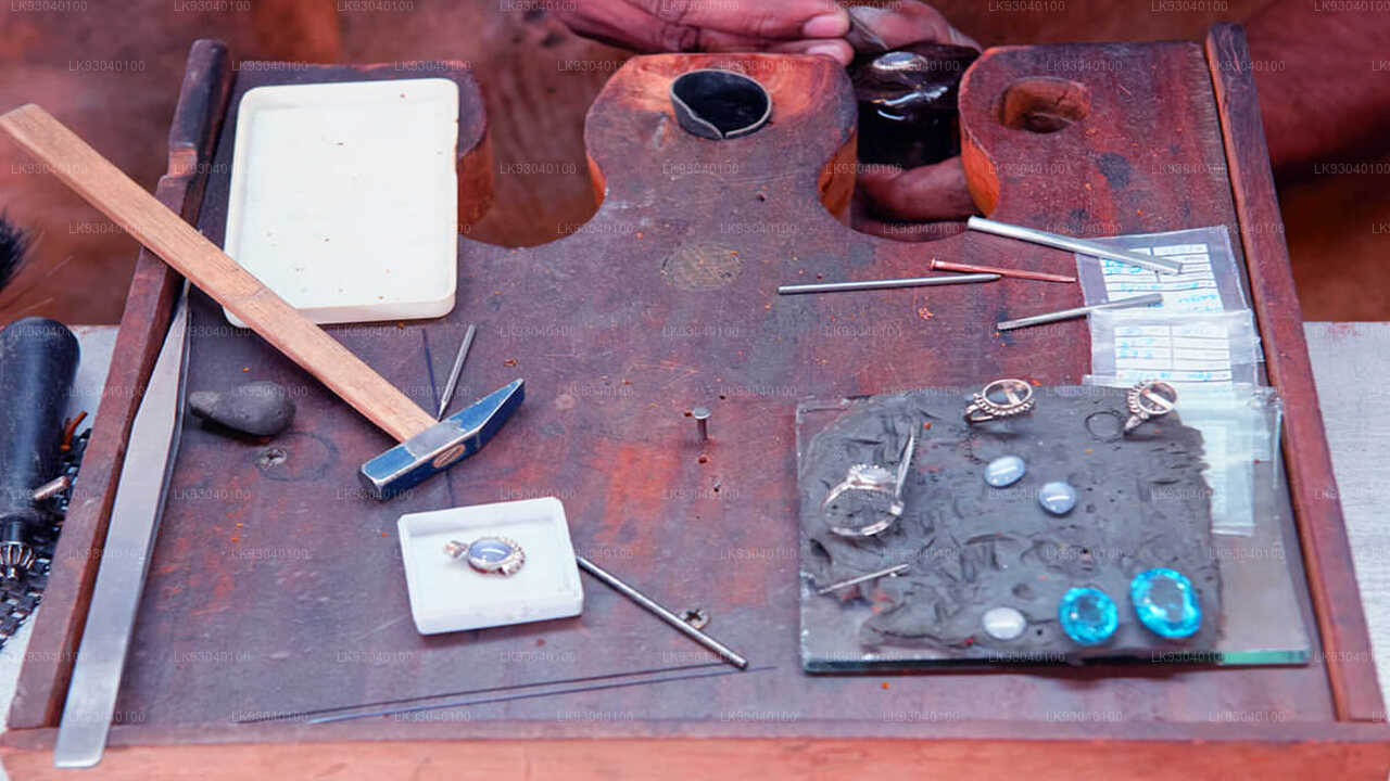 Atelier voor edelstenen en sieraden uit Galle