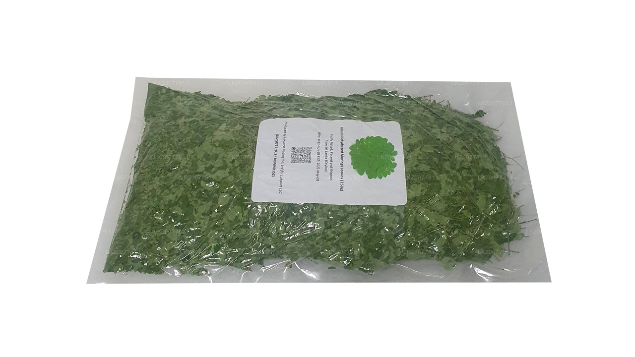 Lakpura gedehydrateerde Moringabladeren (250 g)