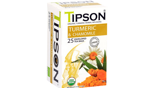 Tipson Tea Organic Turmeric & Chamomile (37.5g)