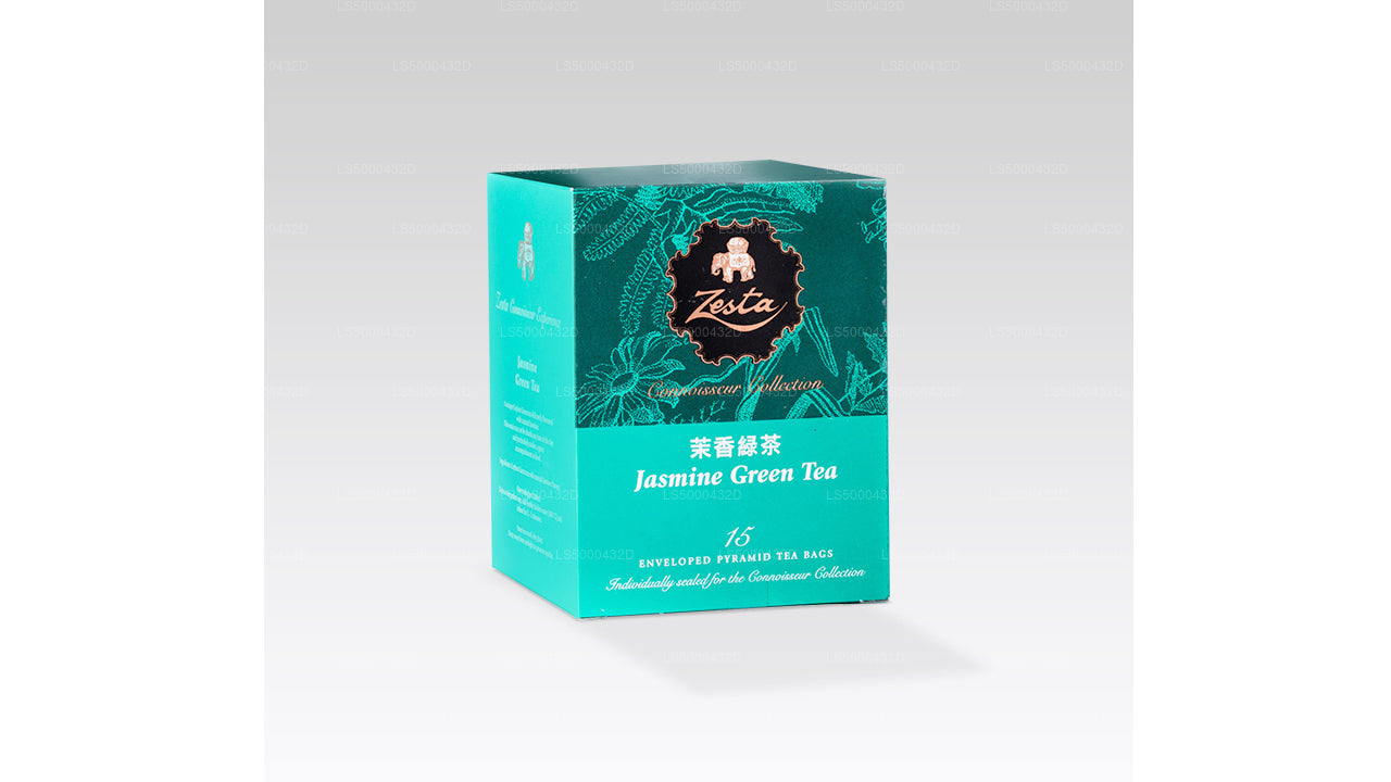 Zesta Jasmine Green Tea - 15 piramidetheezakjes (30 g)